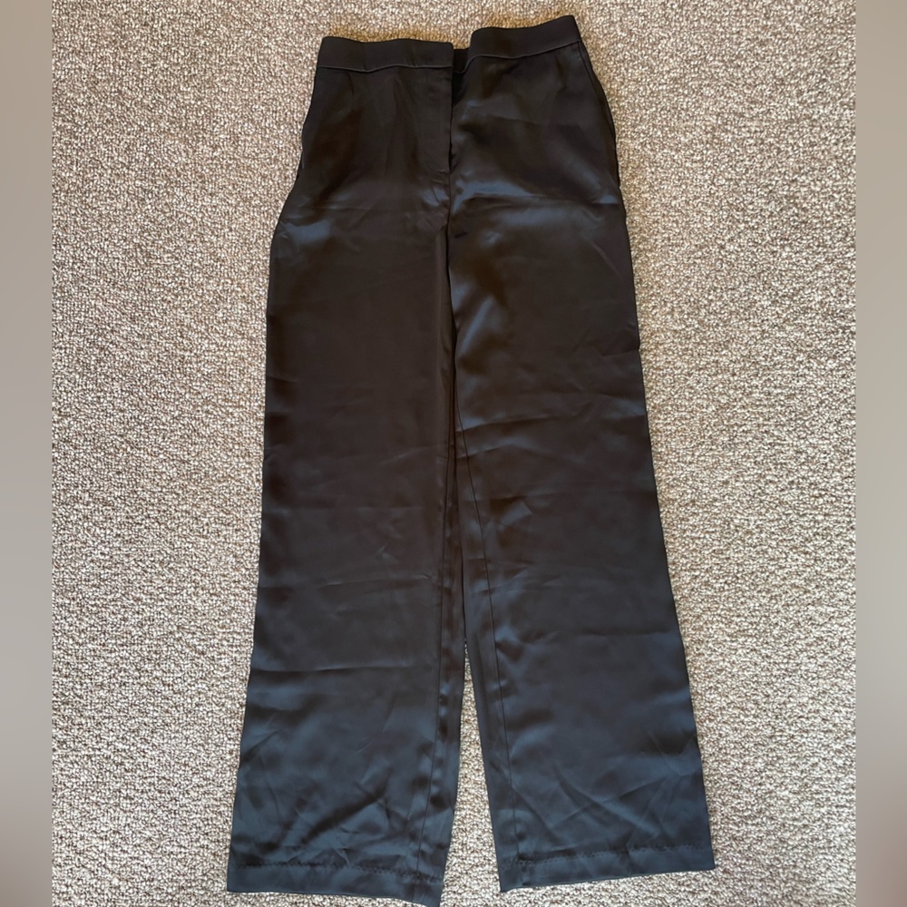 Satin Wide Leg Pants